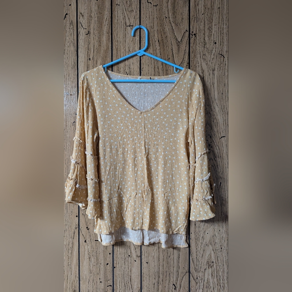 Maurices Tiered Sleeve Top